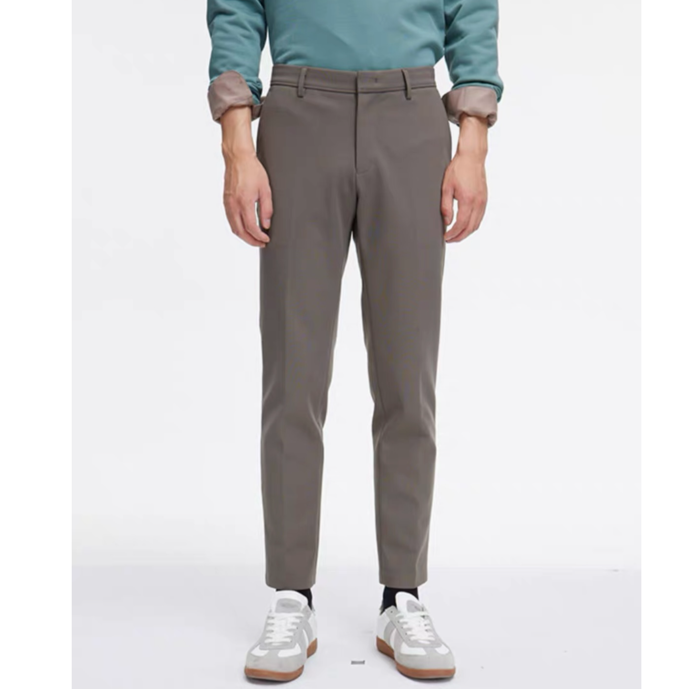 700YP男士秋冬百搭商务休闲裤  卡其