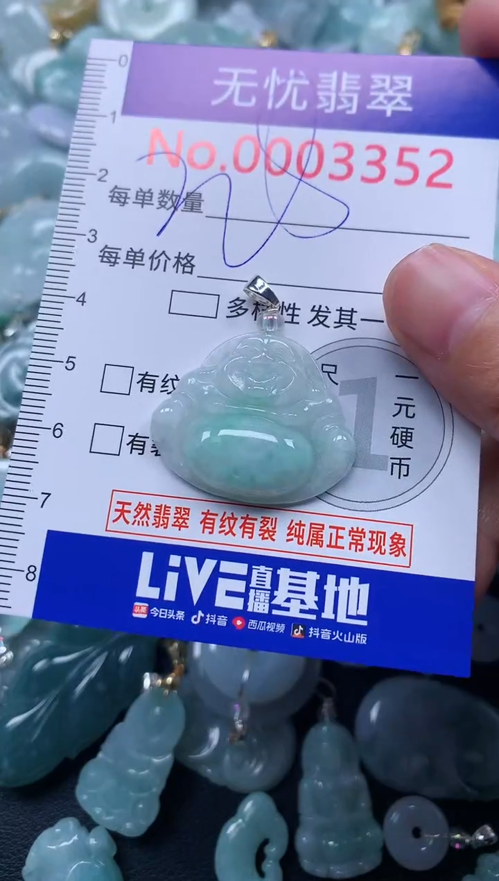 颈饰未镶嵌翡翠3352