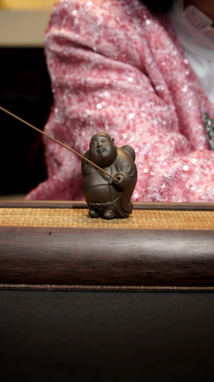 【闪购商品】紫砂茶壶太乙真人香插