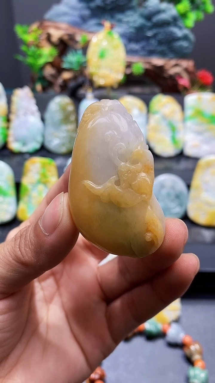 定制翡翠未镶嵌翡翠A货