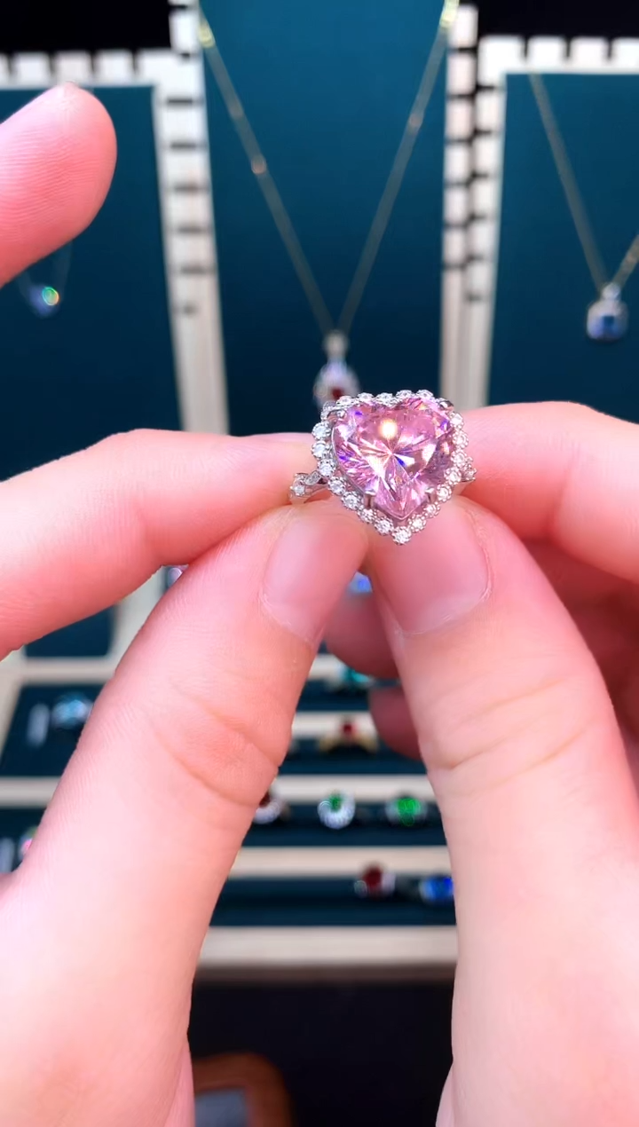 碧玺戒指银S925镶嵌......