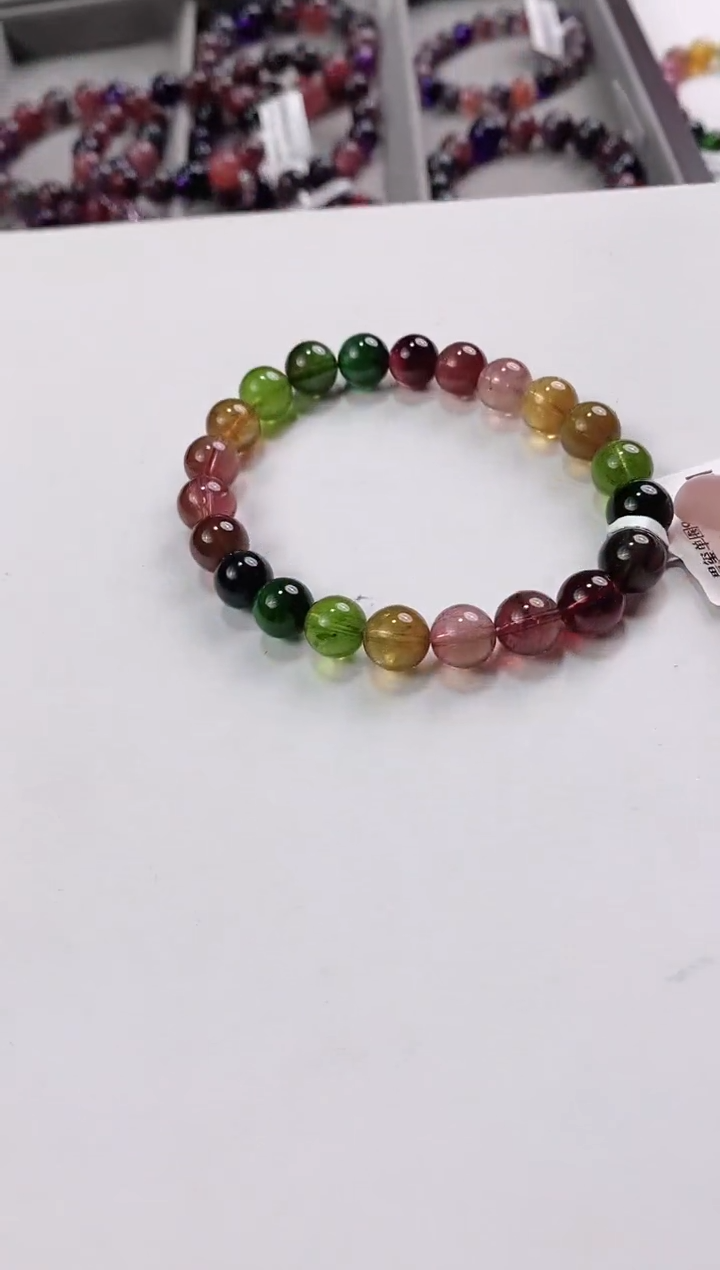 【闪购商品】碧玺单圈9*未镶嵌多人多样性发其一