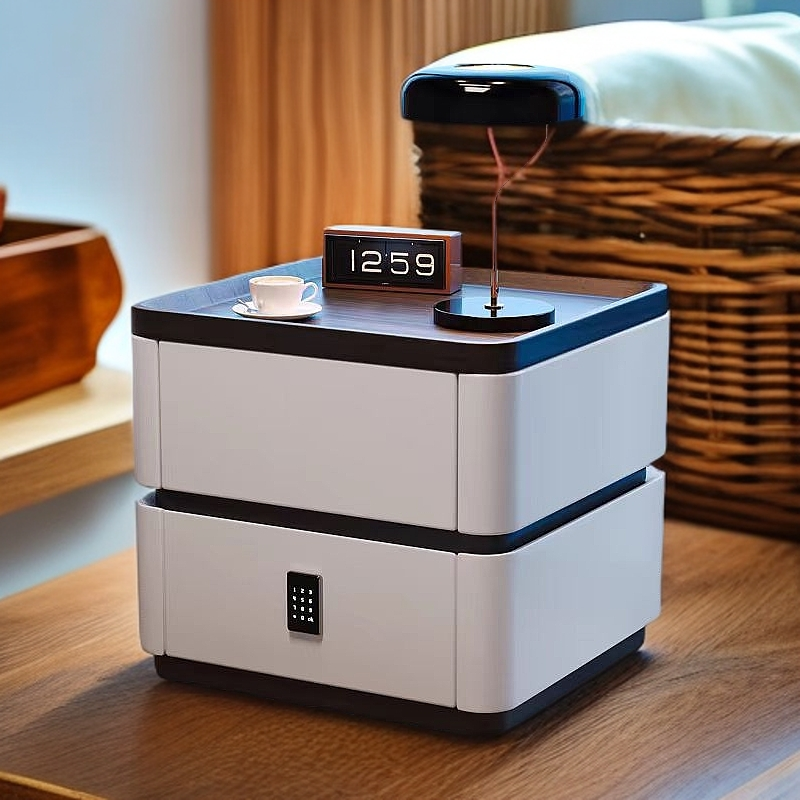 ChanRan/免安装床头柜高档轻奢收纳柜卧室储物简约储物柜主卧室