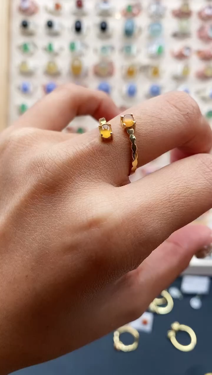 【闪购商品】翡翠戒指银S925镶嵌缅甸天然A货翡翠111  1+2