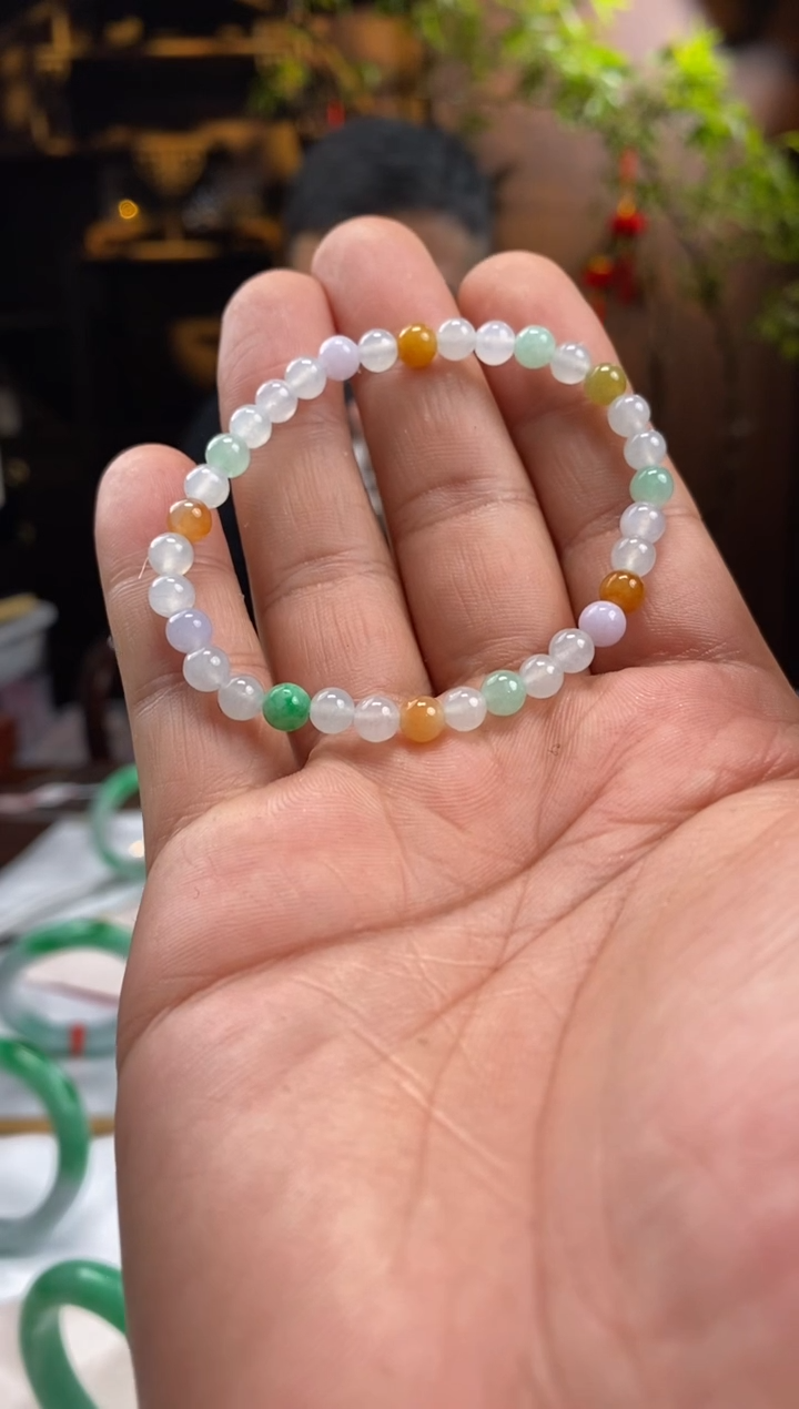 未镶嵌手串翡翠文x325