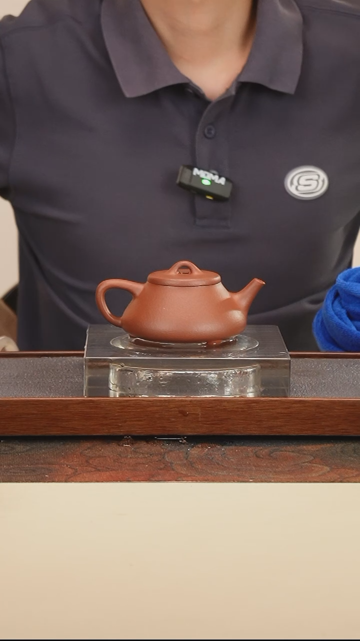 茶壶紫砂士恒石瓢头槽清150cc