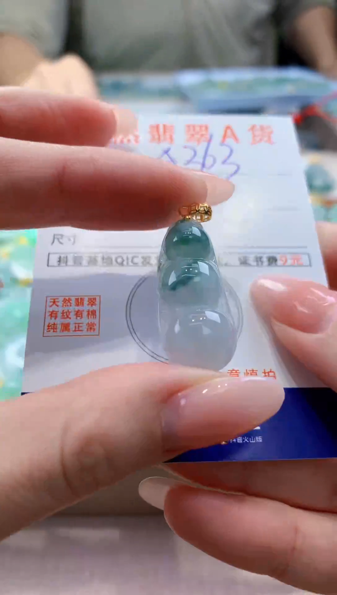 颈饰未镶嵌翡翠天然缅甸a货翡翠 