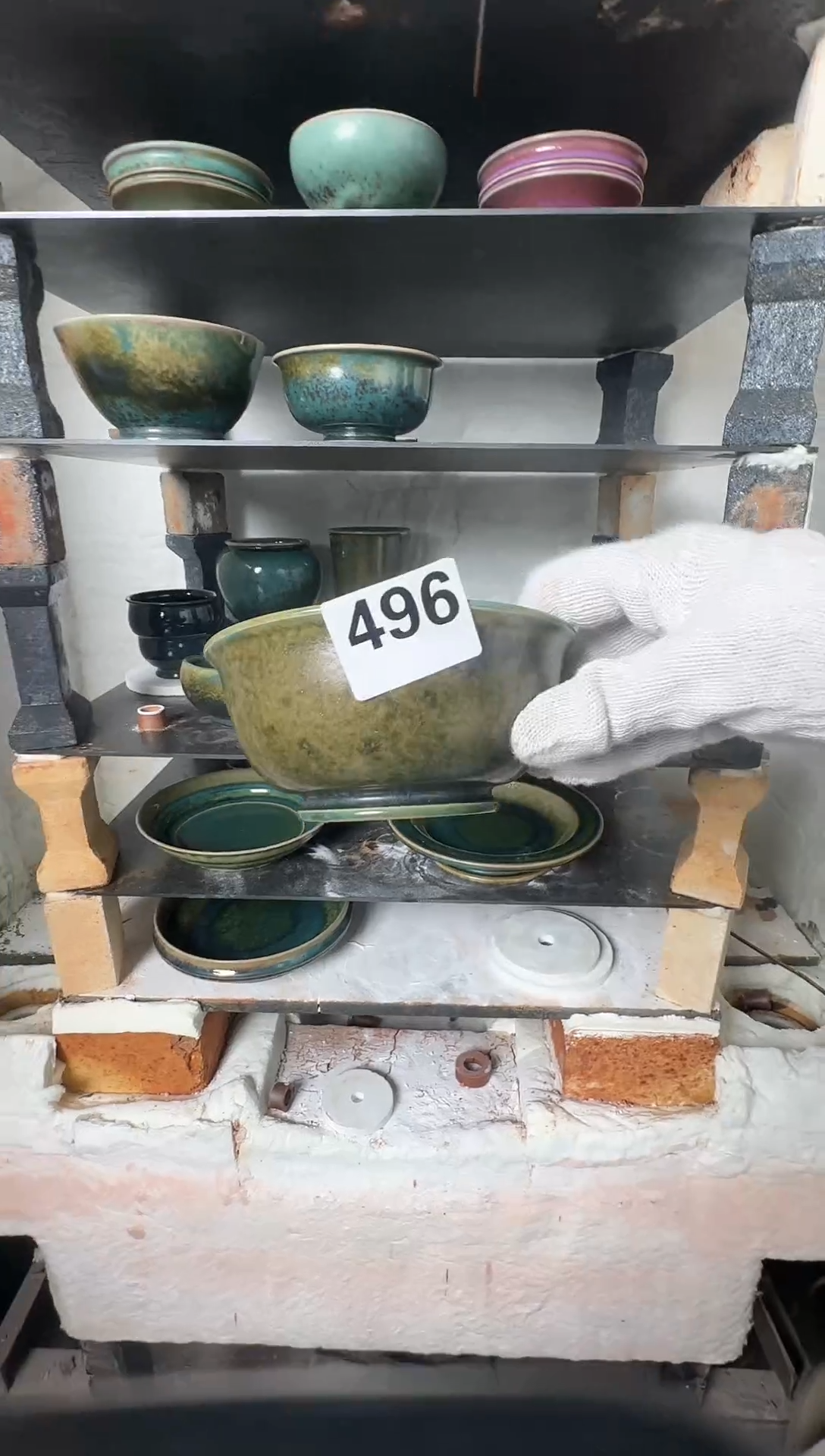 碗钧瓷?****?兰山窑手作器物496 全品