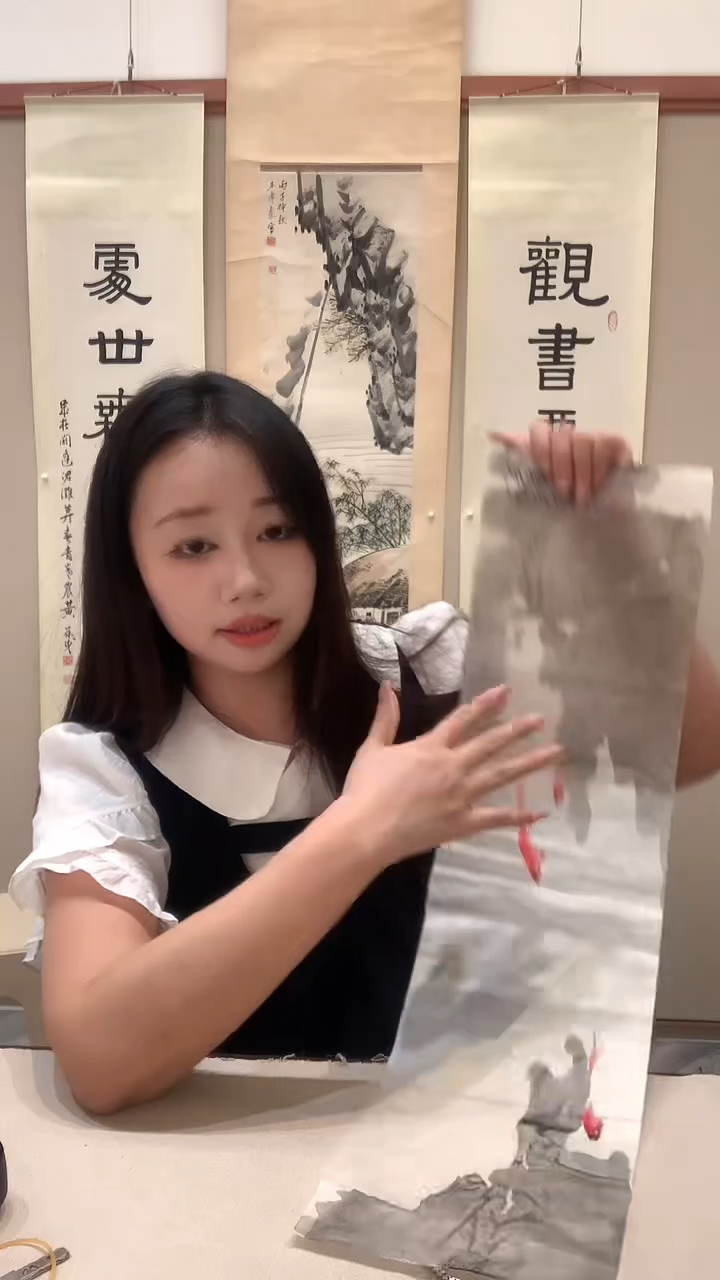 国画J陈老师国画作品一件