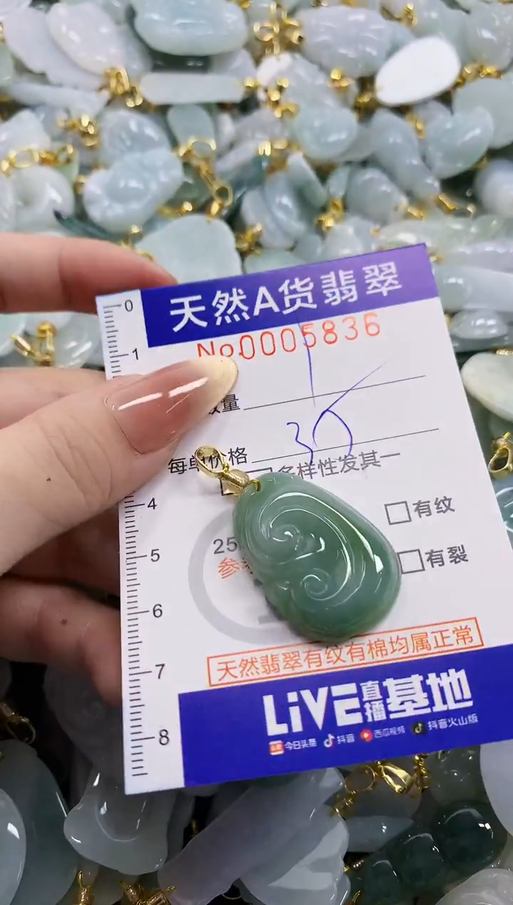 颈饰未镶嵌翡翠天然A货翡翠