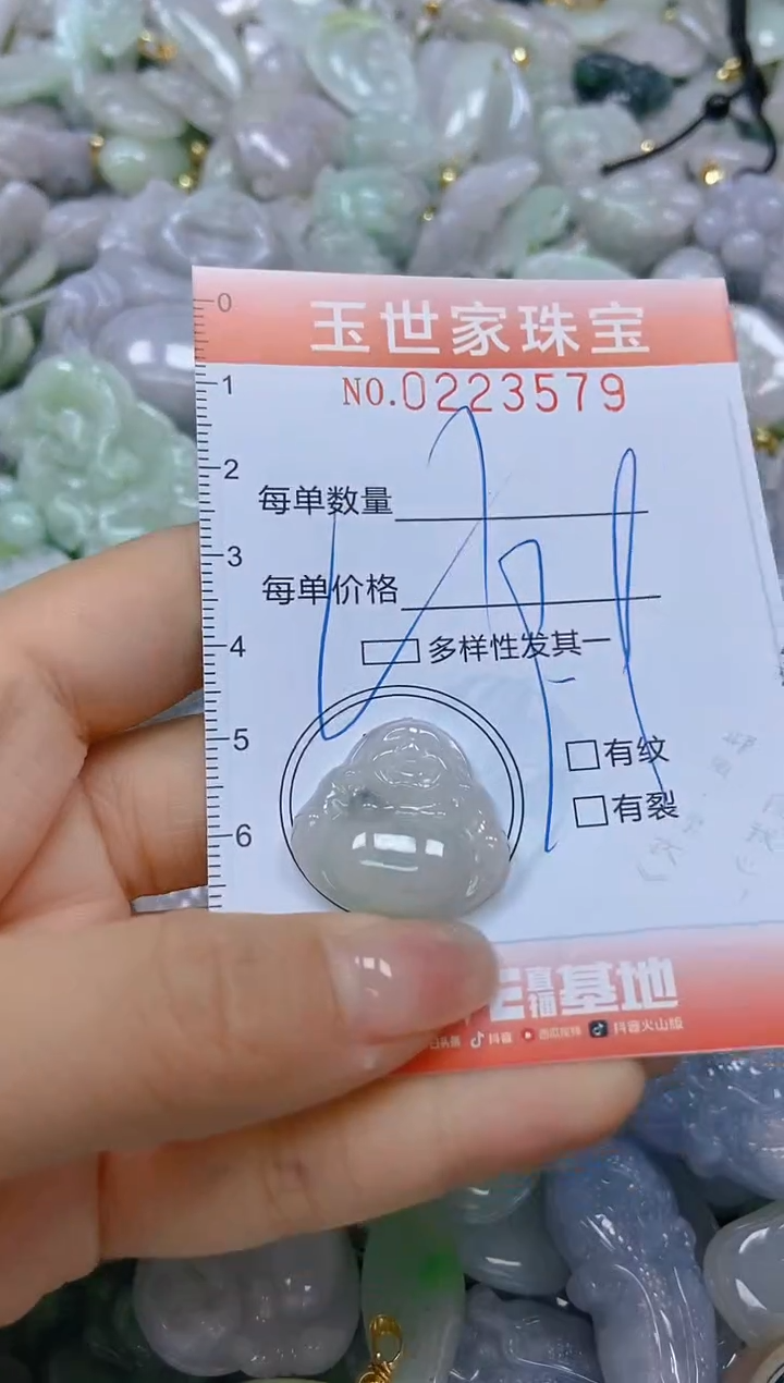 翡翠未镶嵌颈饰闪购0223579多样性发其一