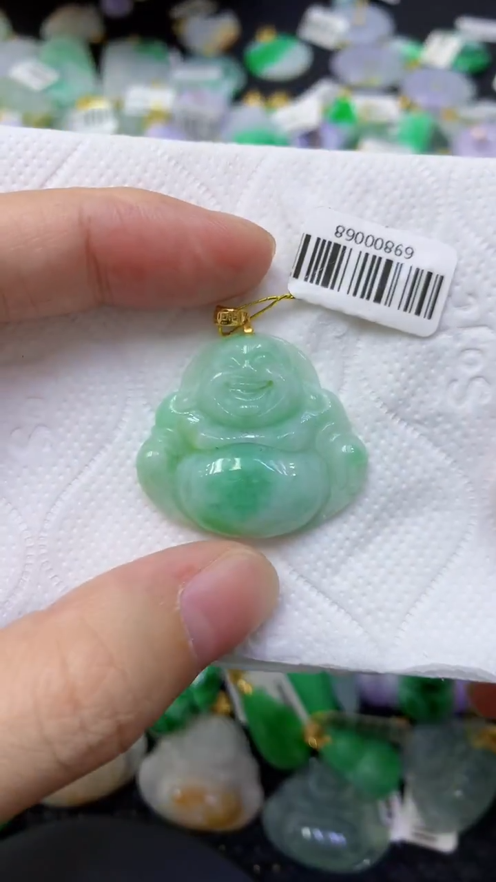 颈饰未镶嵌翡翠天然缅甸翡翠A货