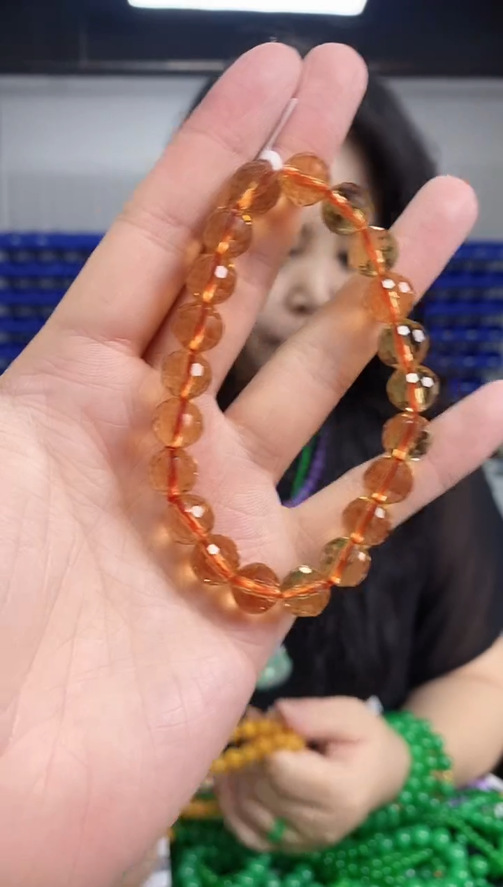 水晶手链未镶嵌闪购链接 多样性发其一颜色微差