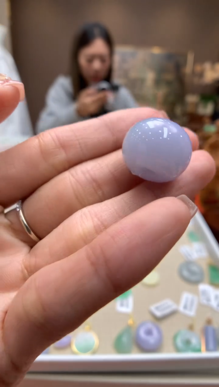 【闪购商品】翡翠颈饰未镶嵌平安扣