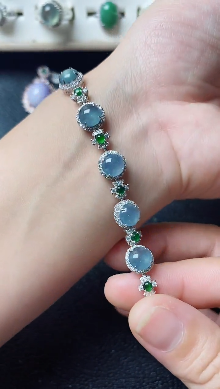 【闪购商品】翡翠戒指银S925镶嵌11111