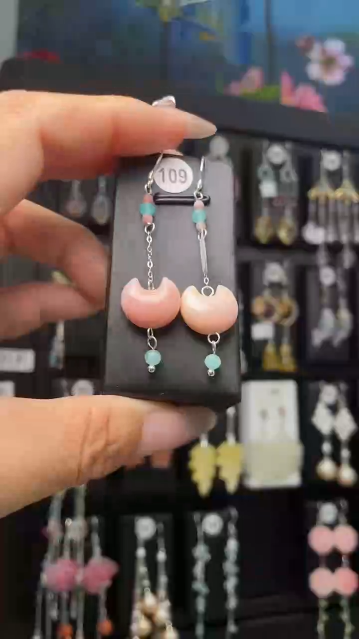 银S925镶嵌耳饰紫晶本**❤ 本心
