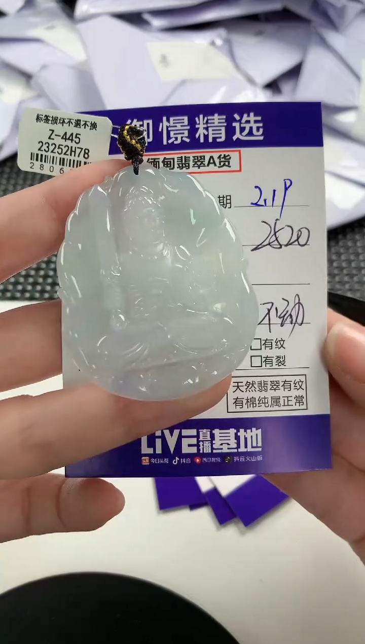 【闪购商品】翡翠颈饰未镶嵌74        