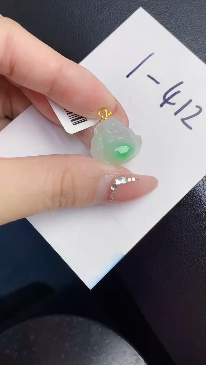 【闪购商品】翡翠颈饰18K金镶嵌000000000