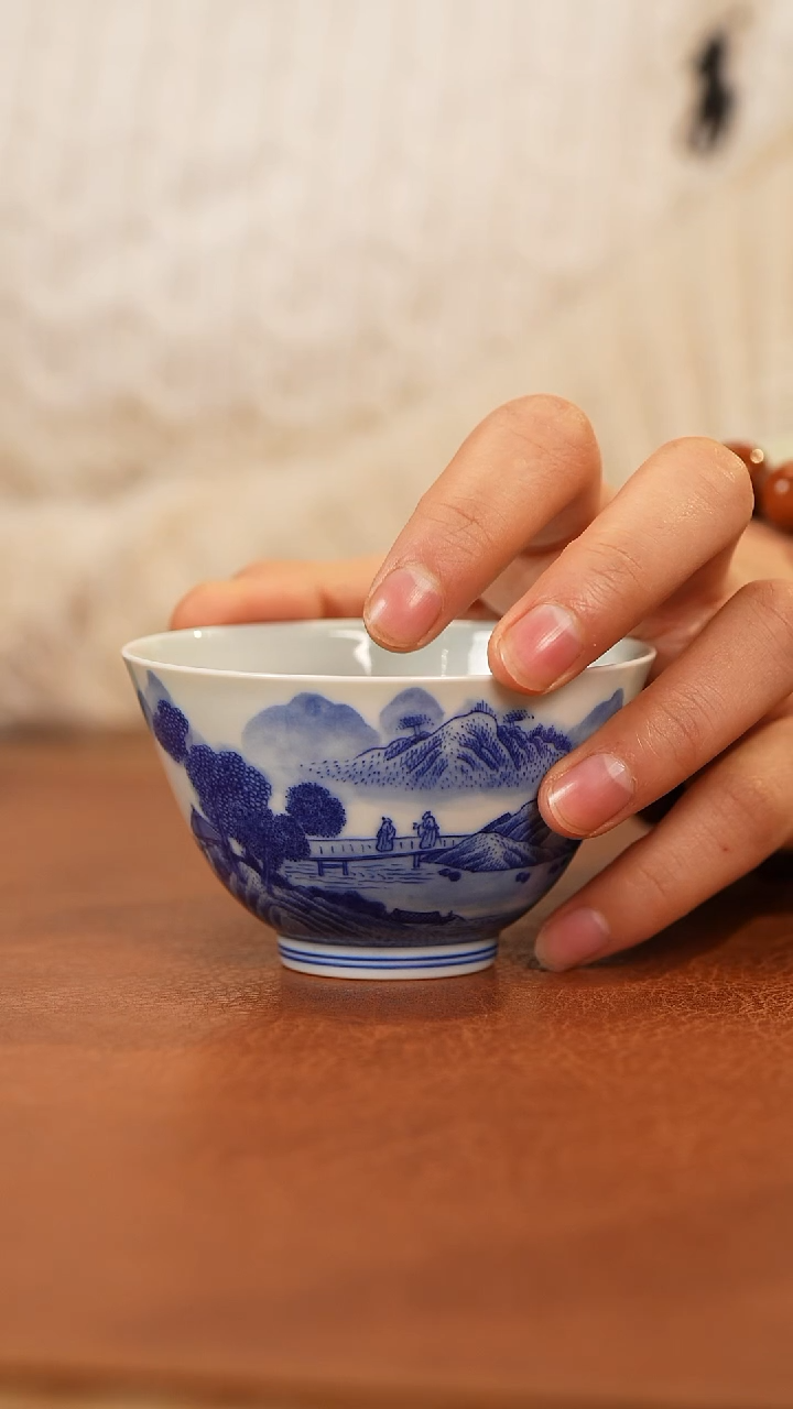 【闪购商品】杯景德镇青花主人杯