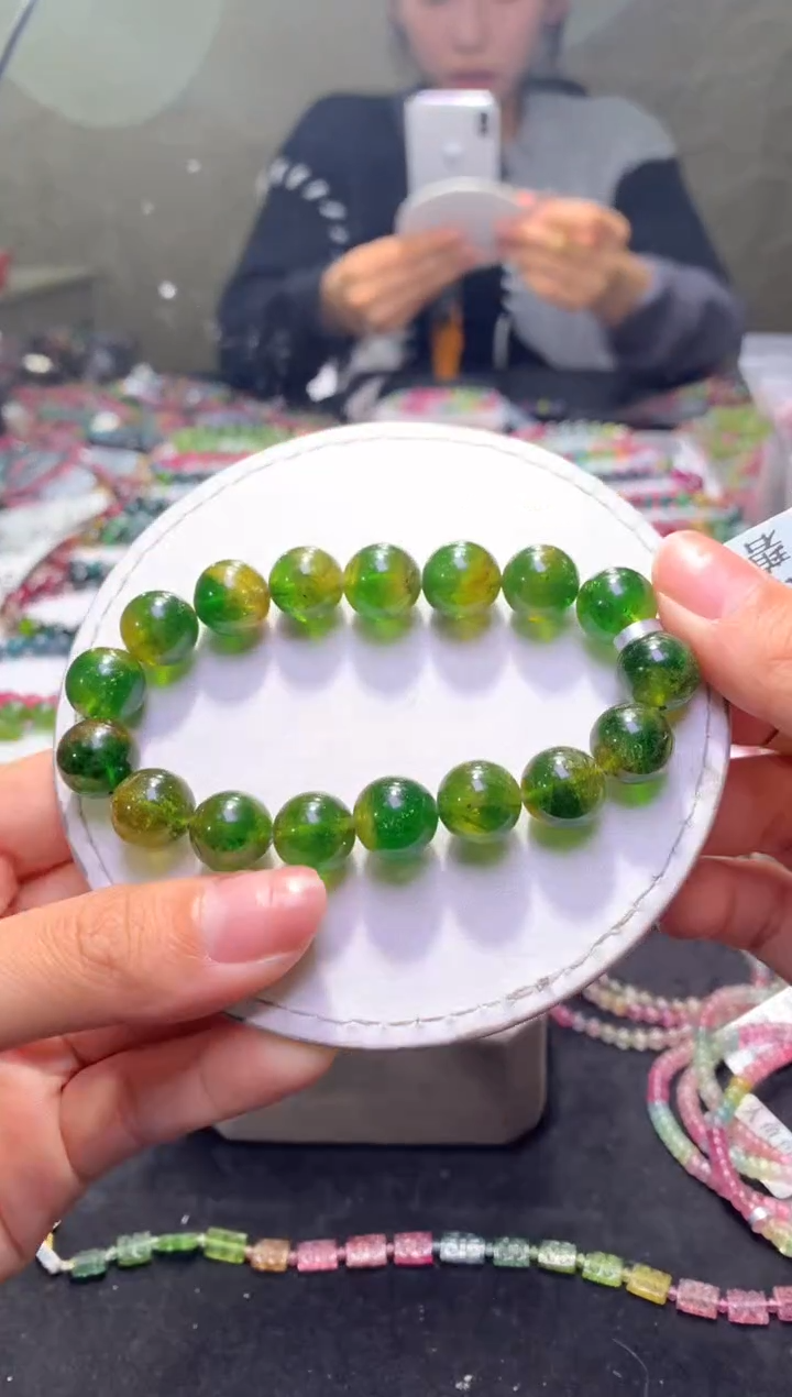 未镶嵌手串碧玺A92【天然碧玺】