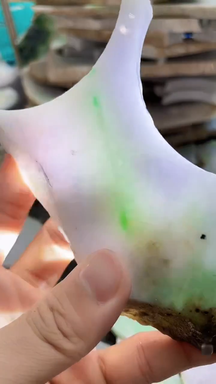 裸石翡翠天然A货翡翠板料