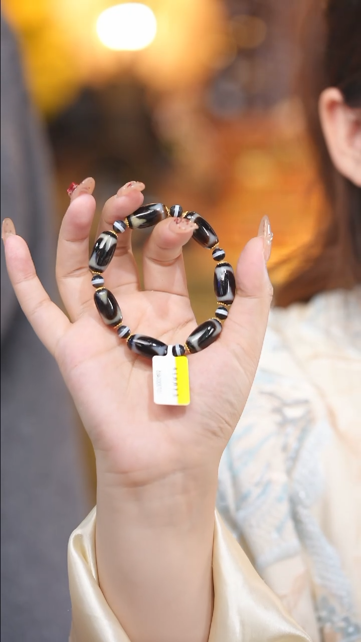 【闪购商品】玛瑙/玉髓颈饰未镶嵌Q30836牙牙多宝手串