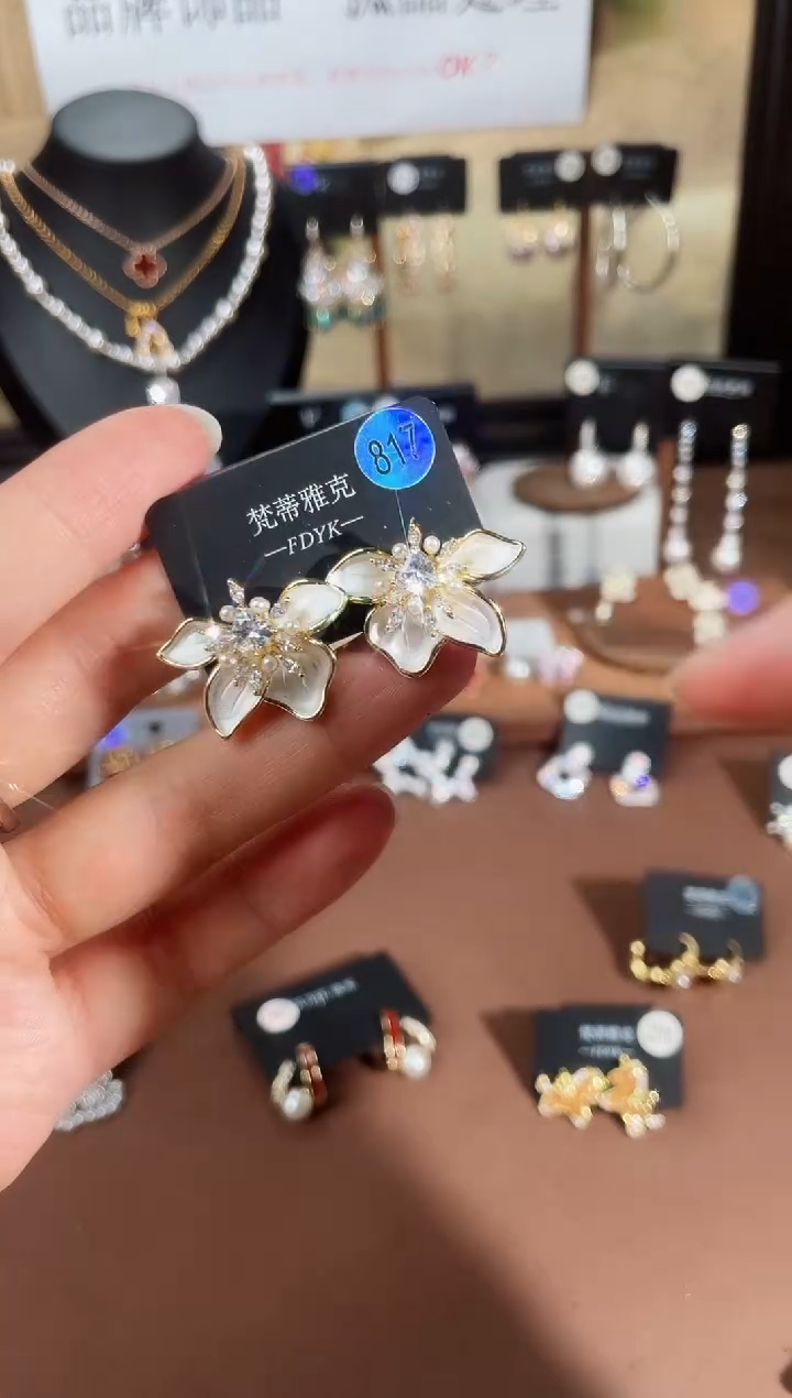 合金925银锆石梵817