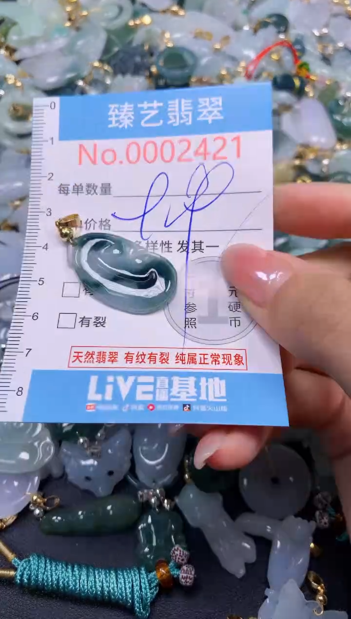 颈饰未镶嵌翡翠2421