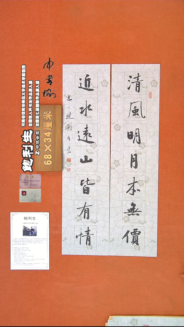 【闪购商品】书法42鲍利生书法作品