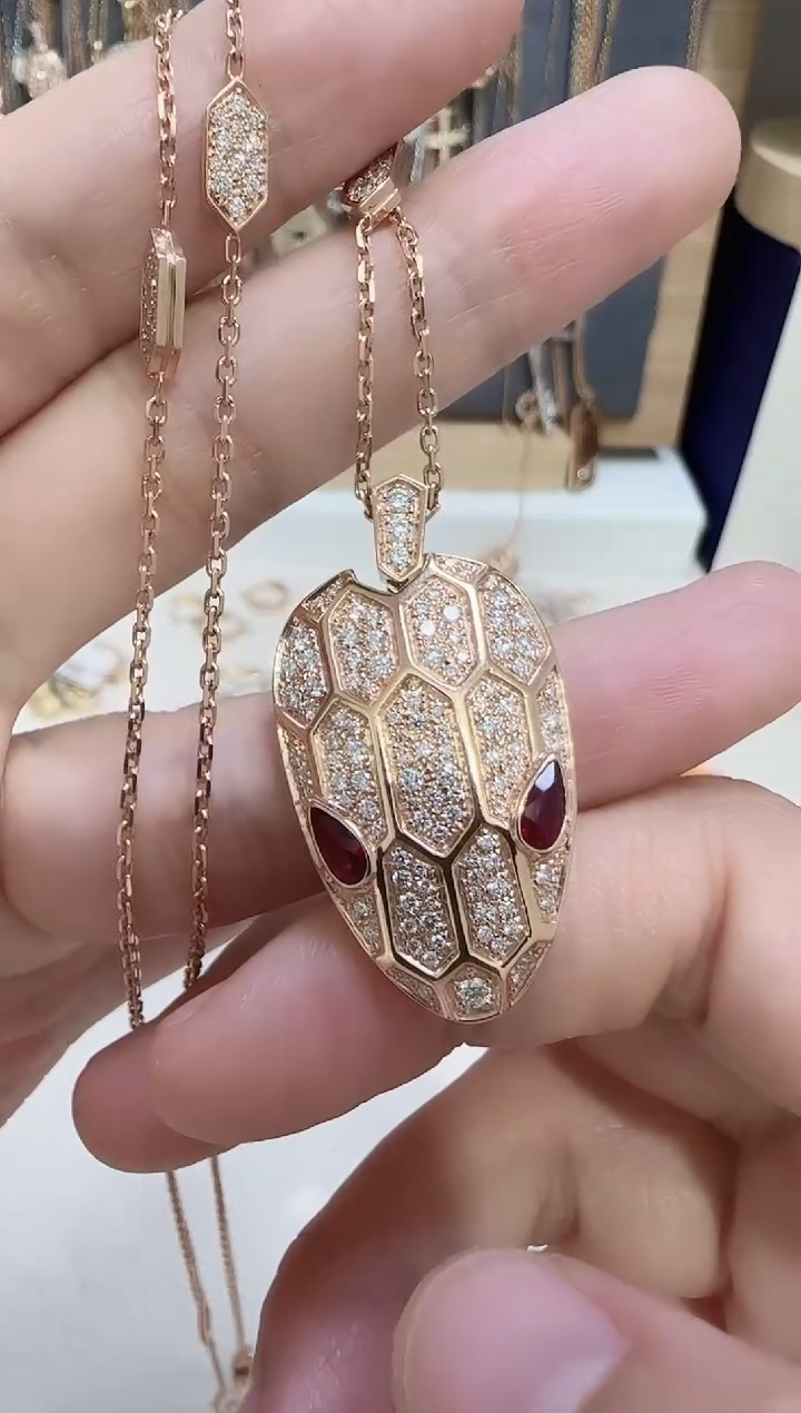 【闪购商品】天然钻石套链18K金镶嵌多样性发货发其一