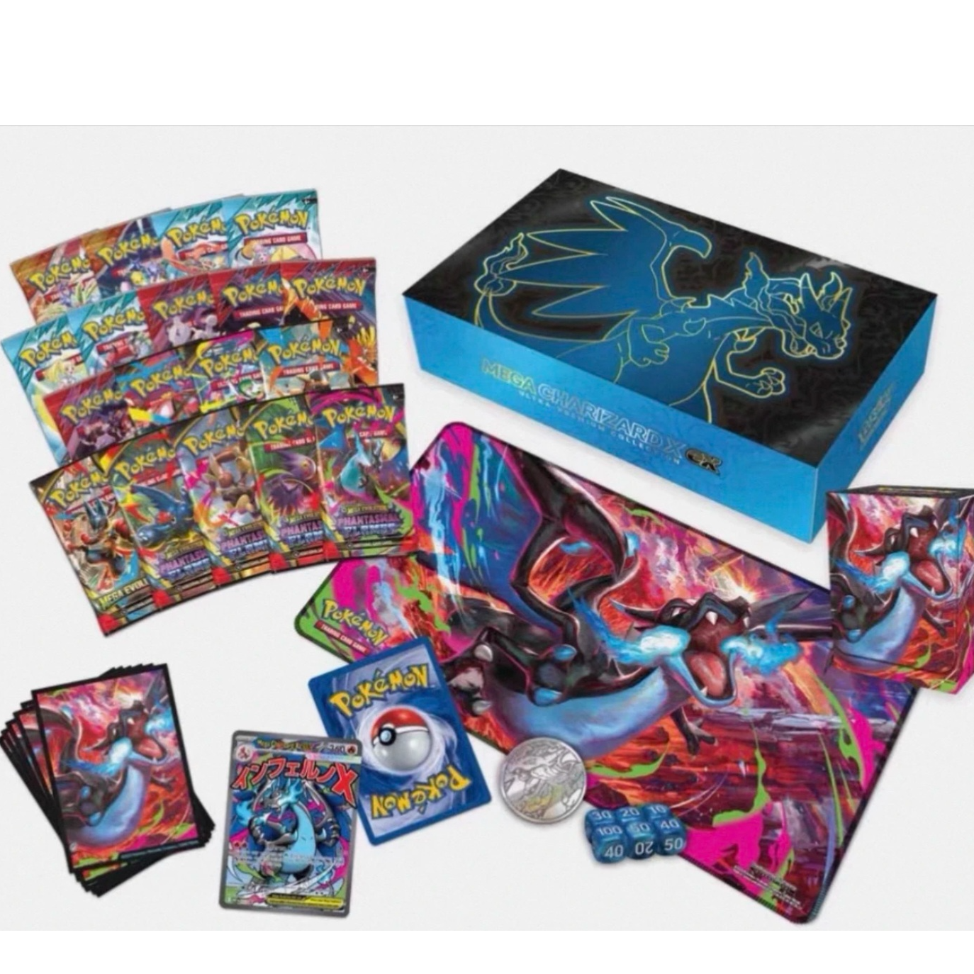 【PTCG咚咚拆卡】美版MEGA喷火龙UPC珍藏礼盒（盲盒代拆）