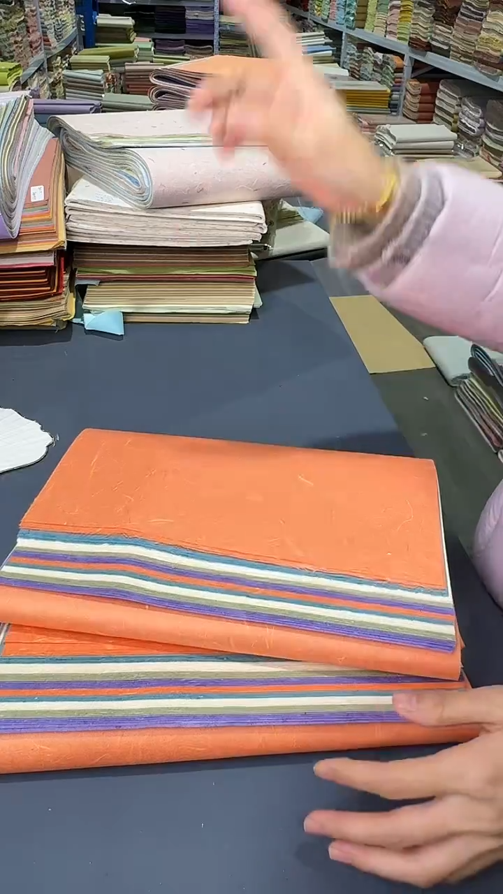 纯手工30*60cm五色50张珍金雁楮清水云龙