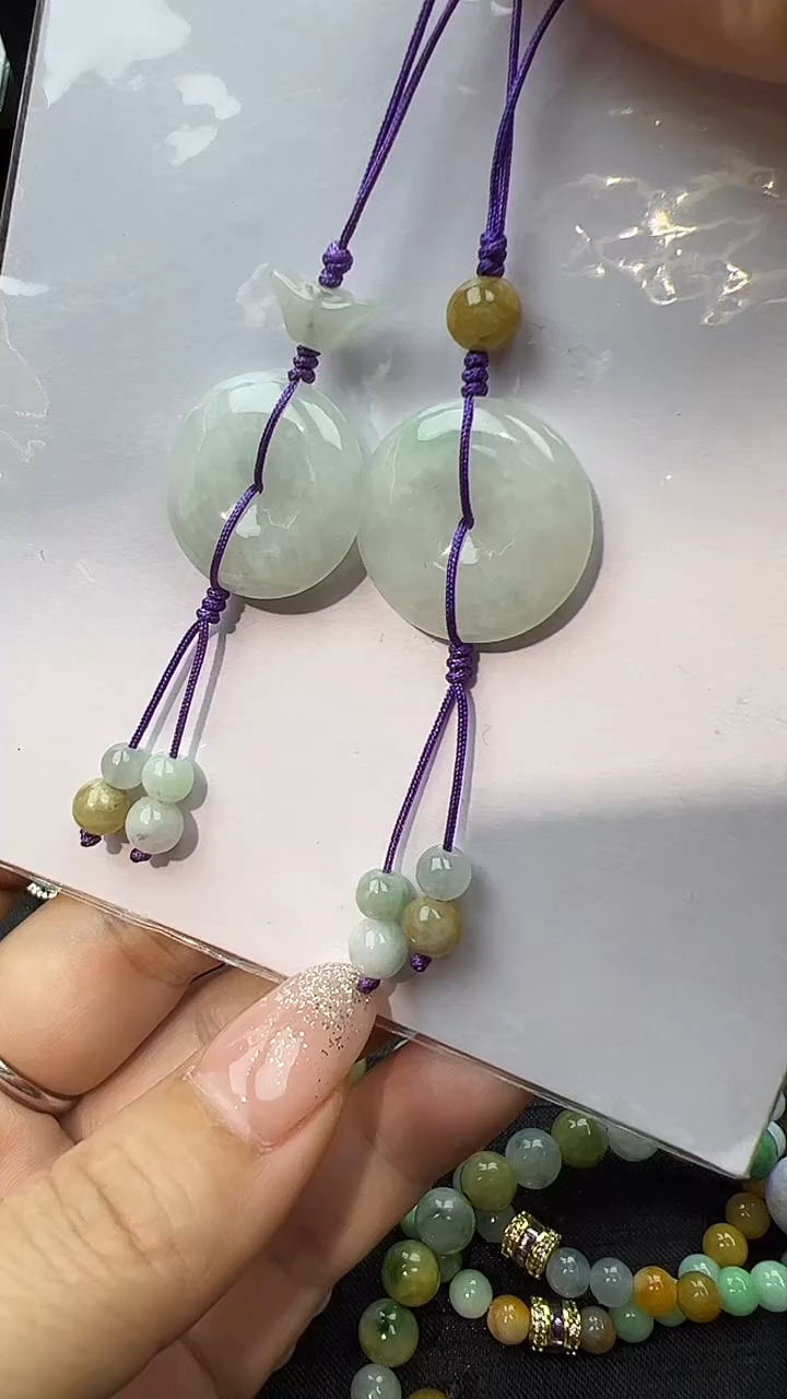 未镶嵌挂件翡翠平安扣多样性发其一