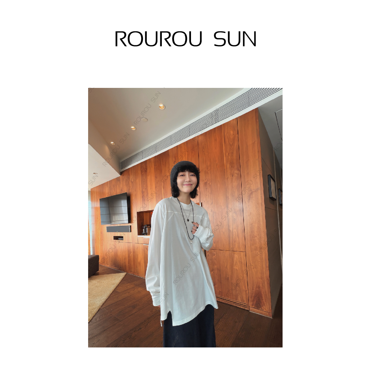 29028冬款女装韩版简约百搭纯色圆领长袖休闲打底长袖T恤