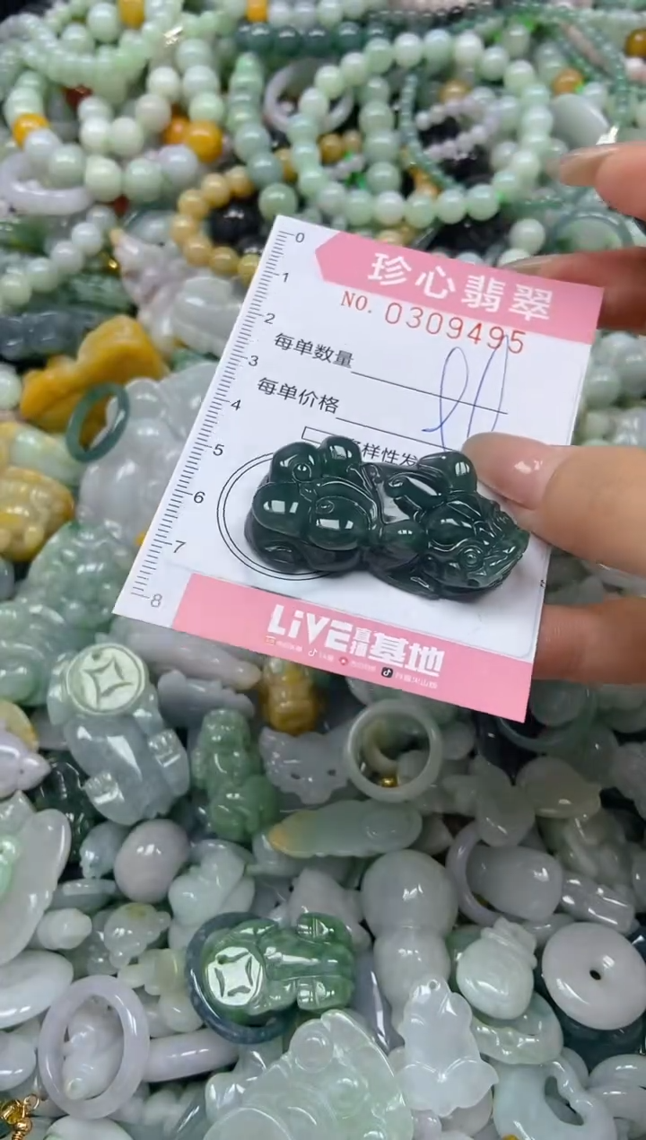 翡翠未镶嵌颈饰闪购0309495