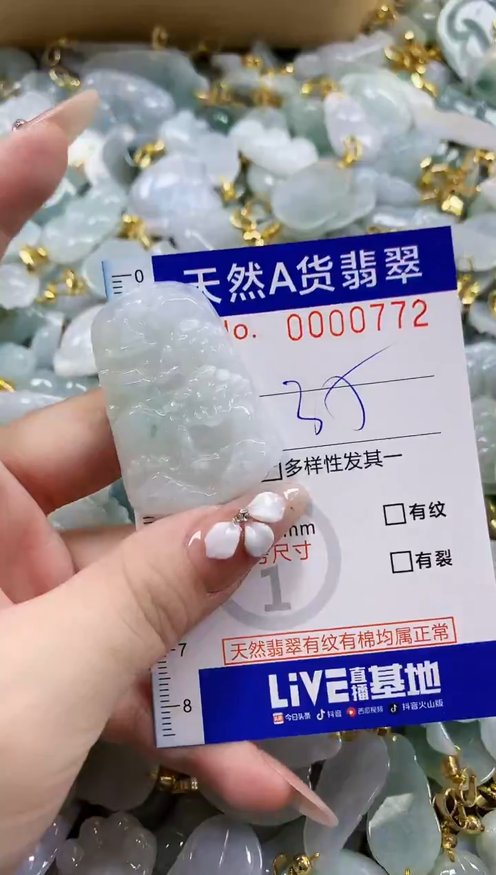 颈饰未镶嵌翡翠天然A货翡翠