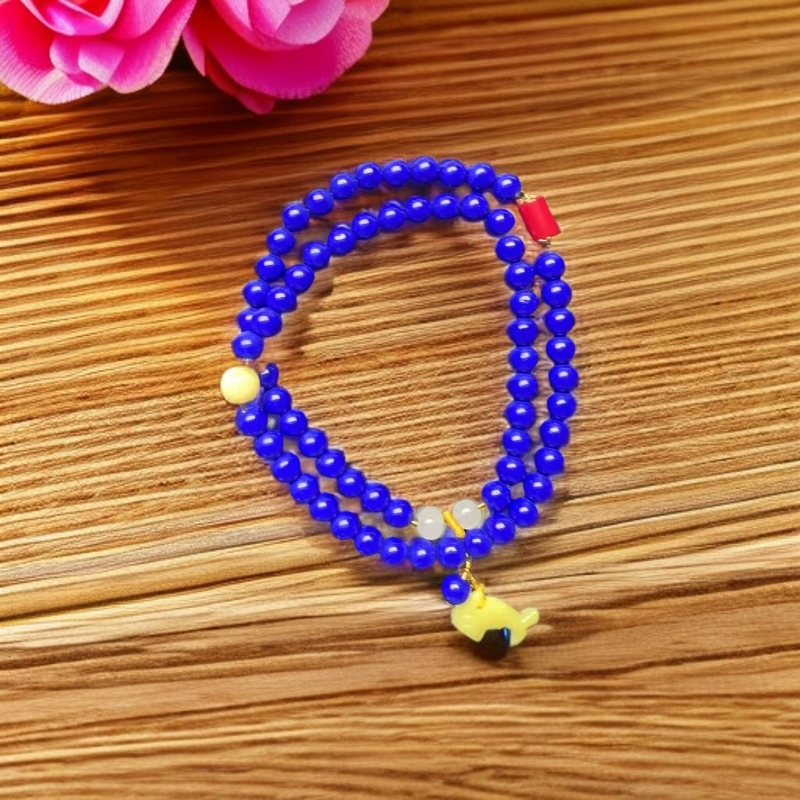 A790 九曲帝王蓝项链 多样性随机发