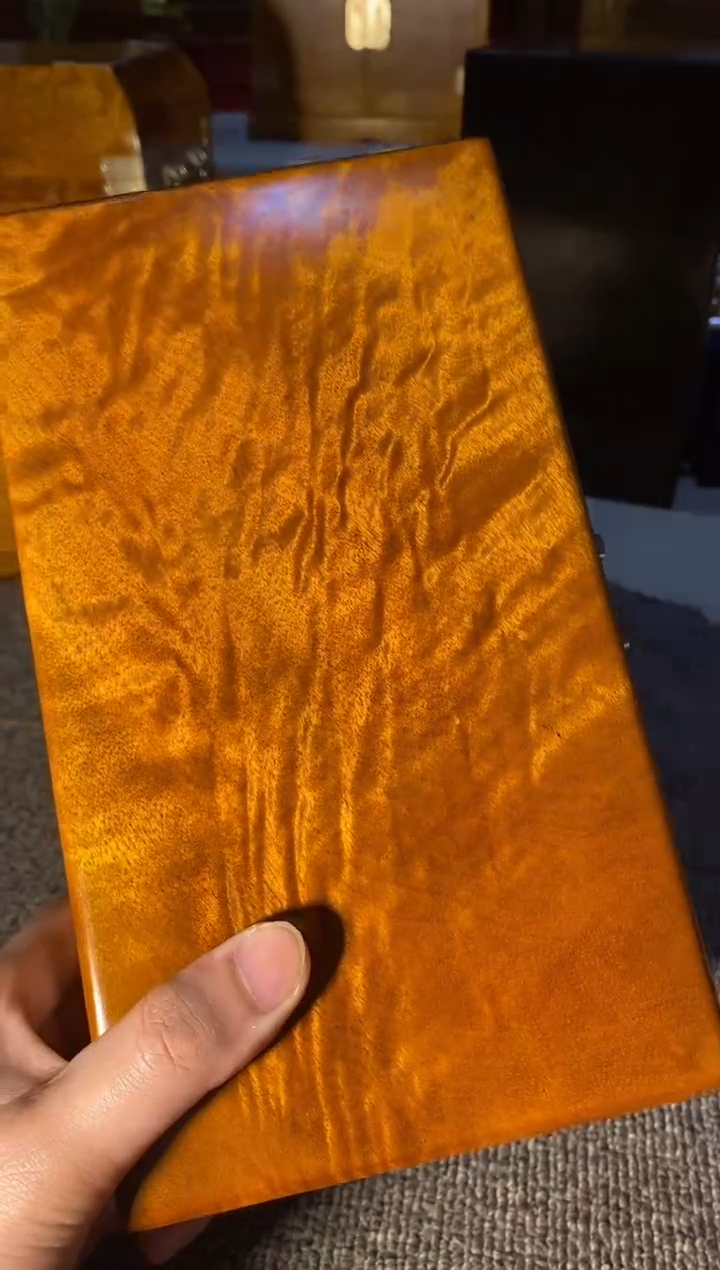 【闪购商品】金丝楠木艺金丝楠首饰盒F1