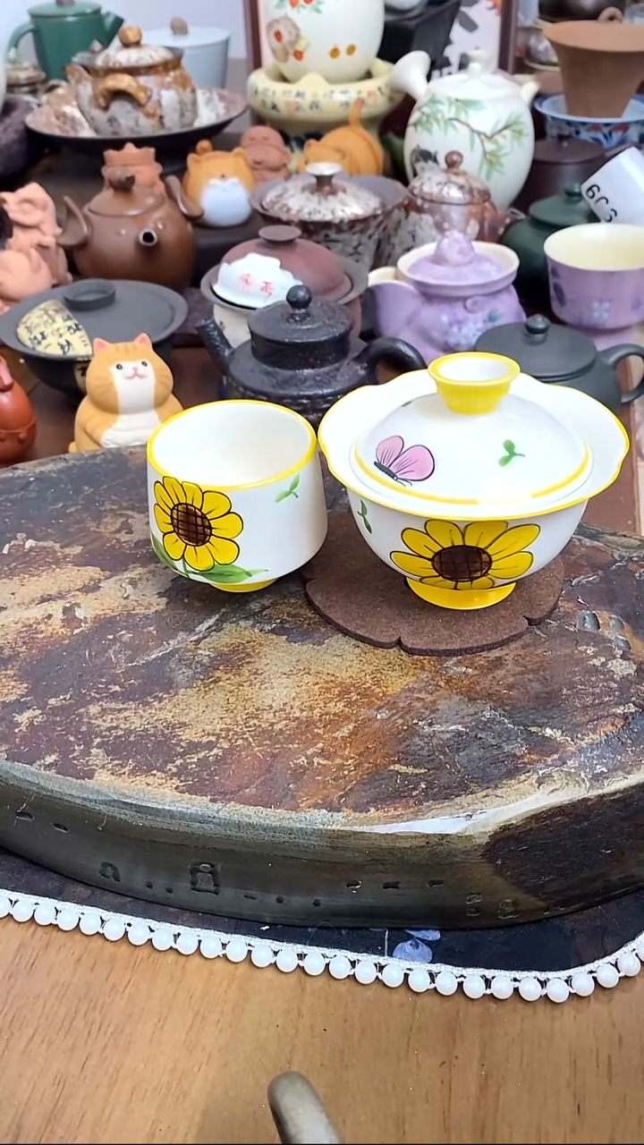  【茶瓷物语】盖碗配杯子