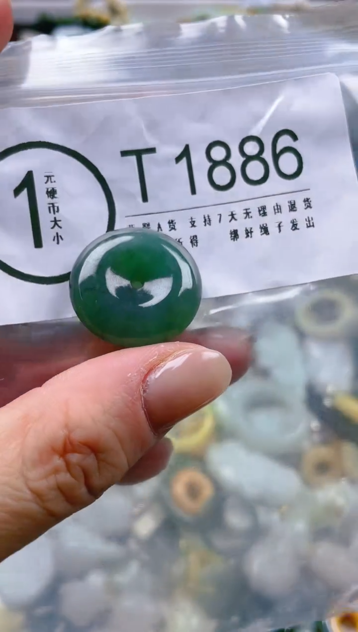 【闪购商品】翡翠颈饰未镶嵌/T/翡翠A货一图一物