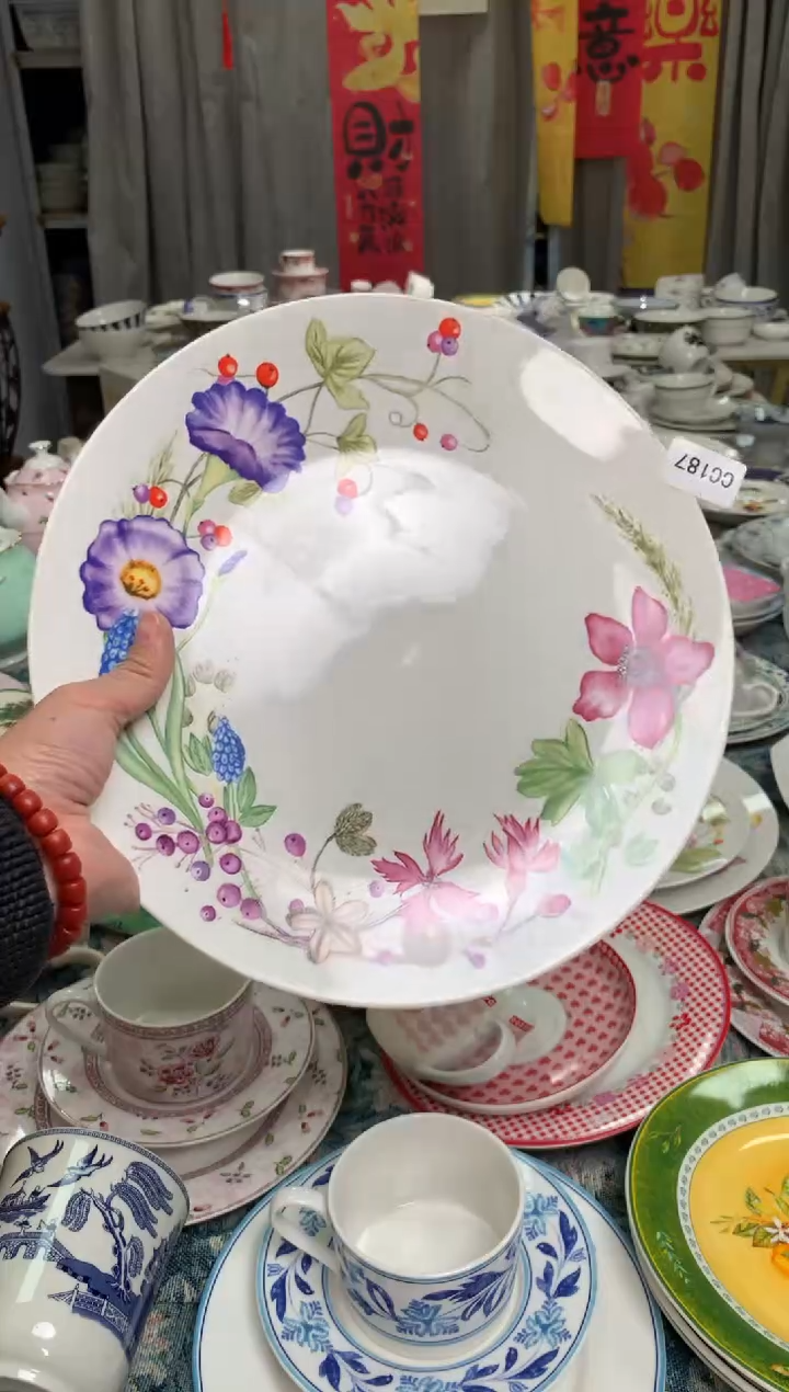 【闪购商品】瓷片陶瓷原单CC189餐具1个大