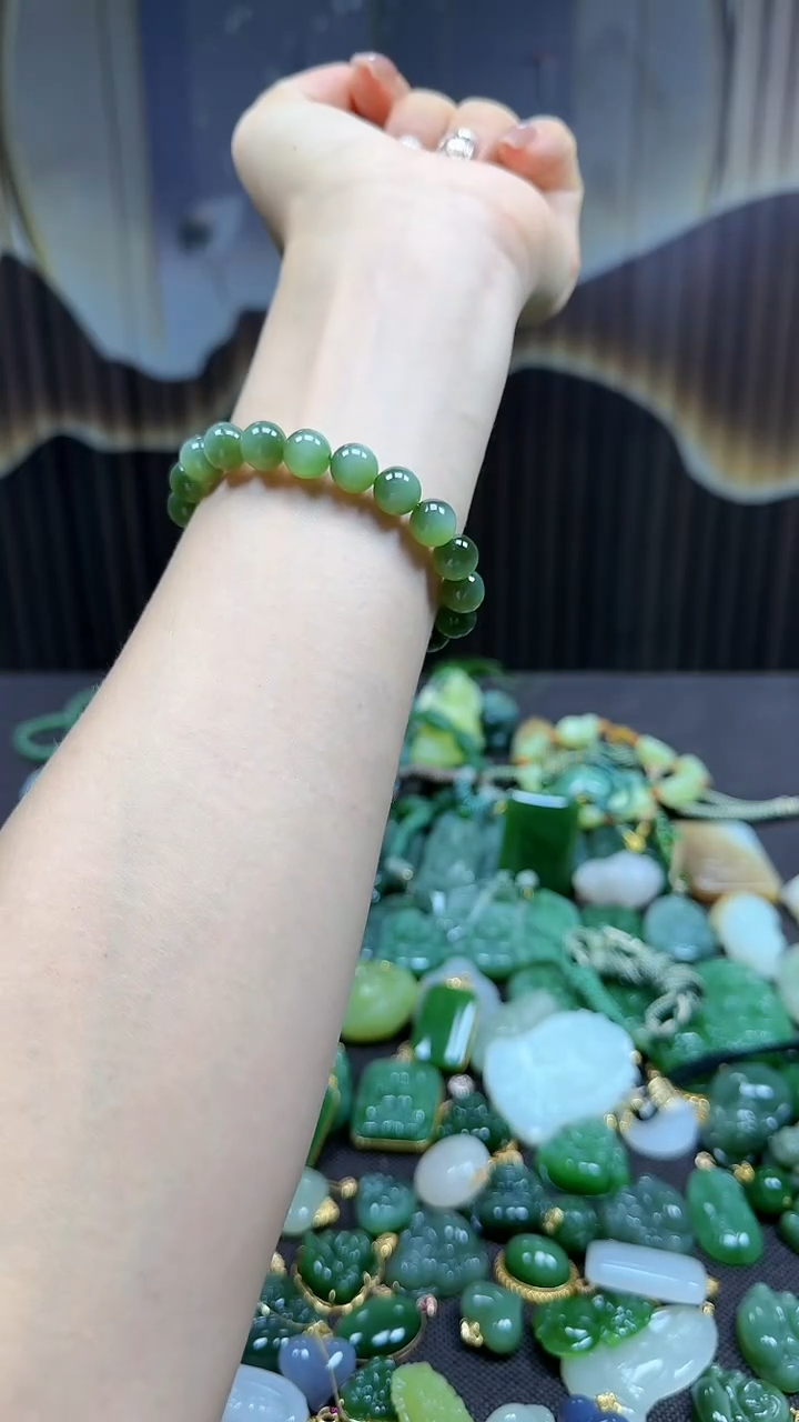 和田玉未镶嵌挂件10