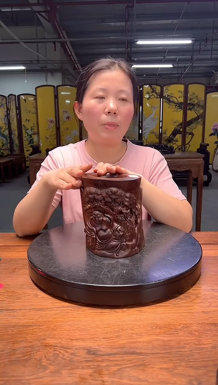 木三***记DT175081-P7MK招财进宝笔筒
