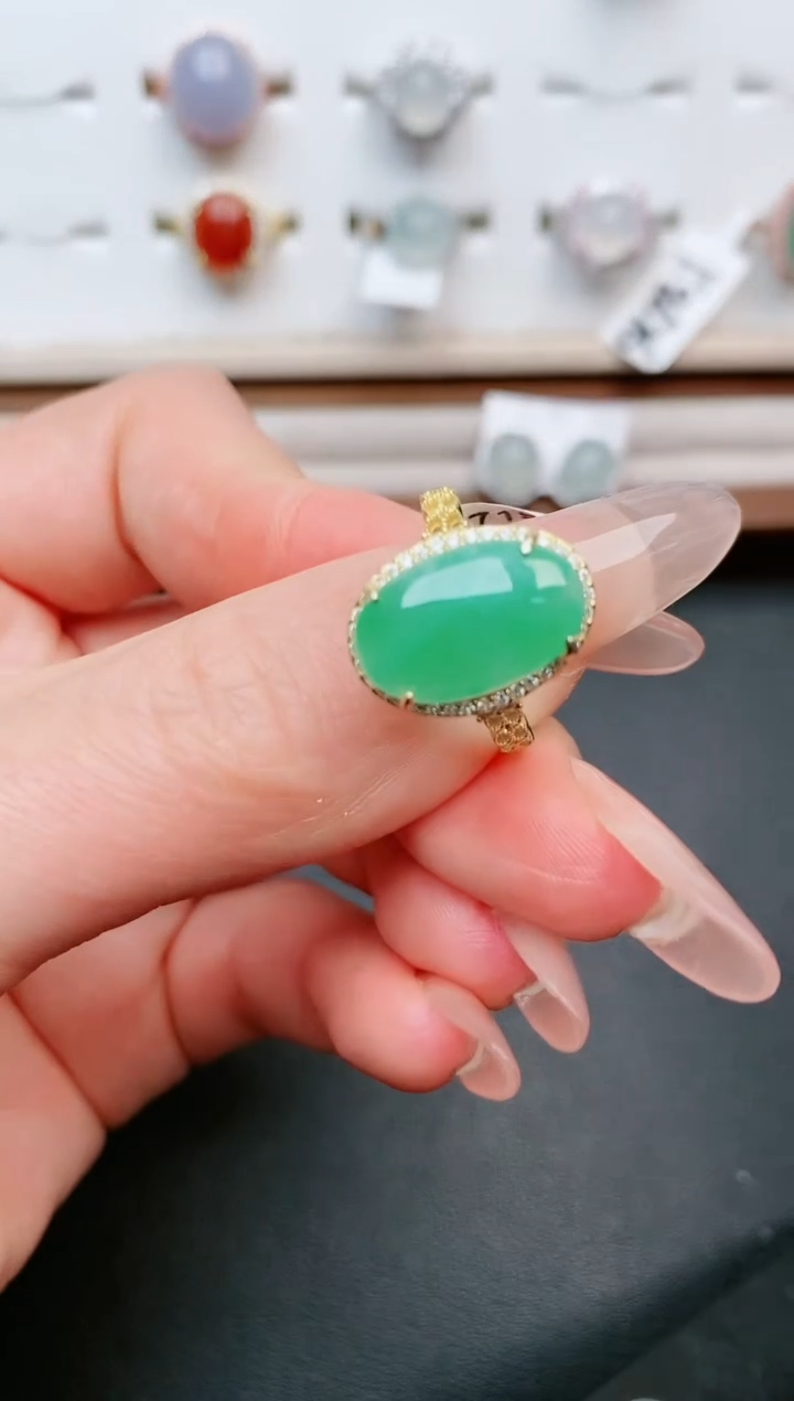 【闪购商品】翡翠戒指银S925镶嵌.....