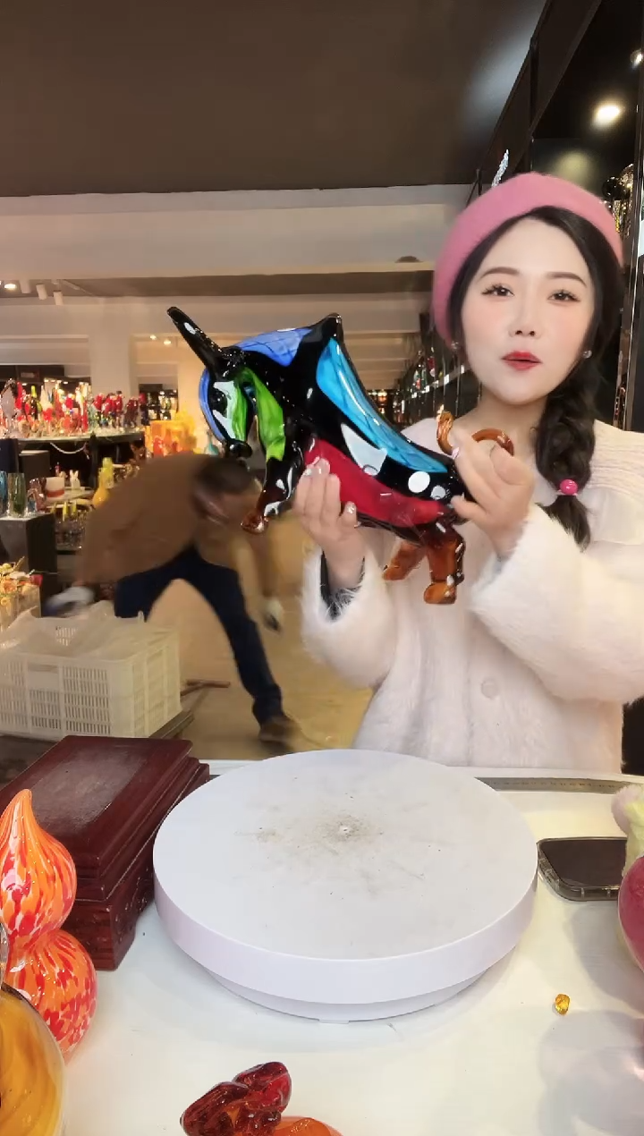 【闪购商品】茶盏琉璃摆件家居摆件