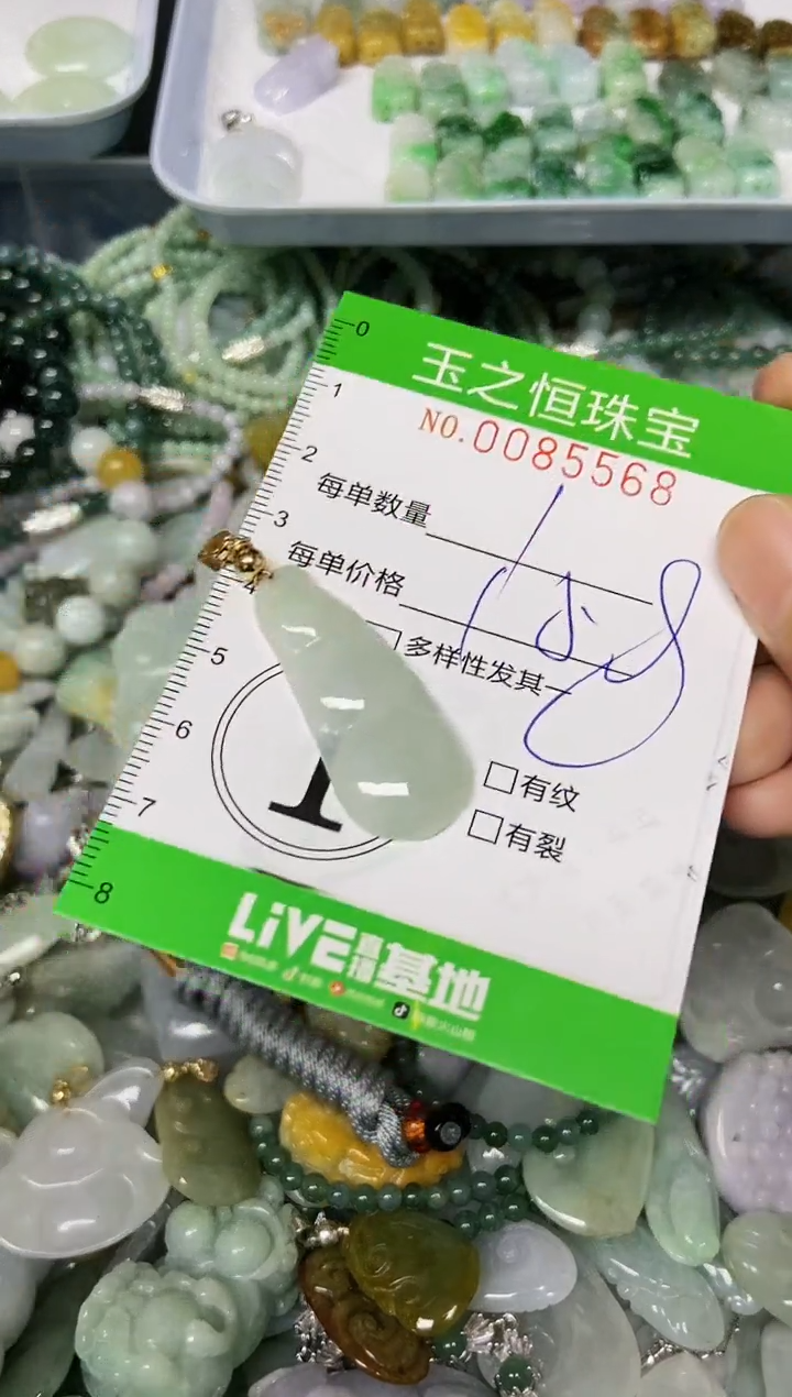 翡翠未镶嵌颈饰闪购0085568