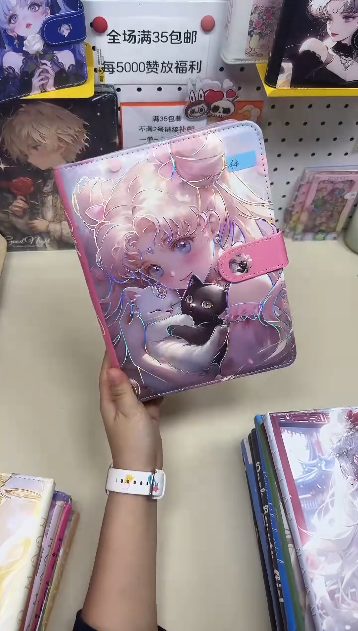 A5活页卡册彩页--A5---抱猫美战