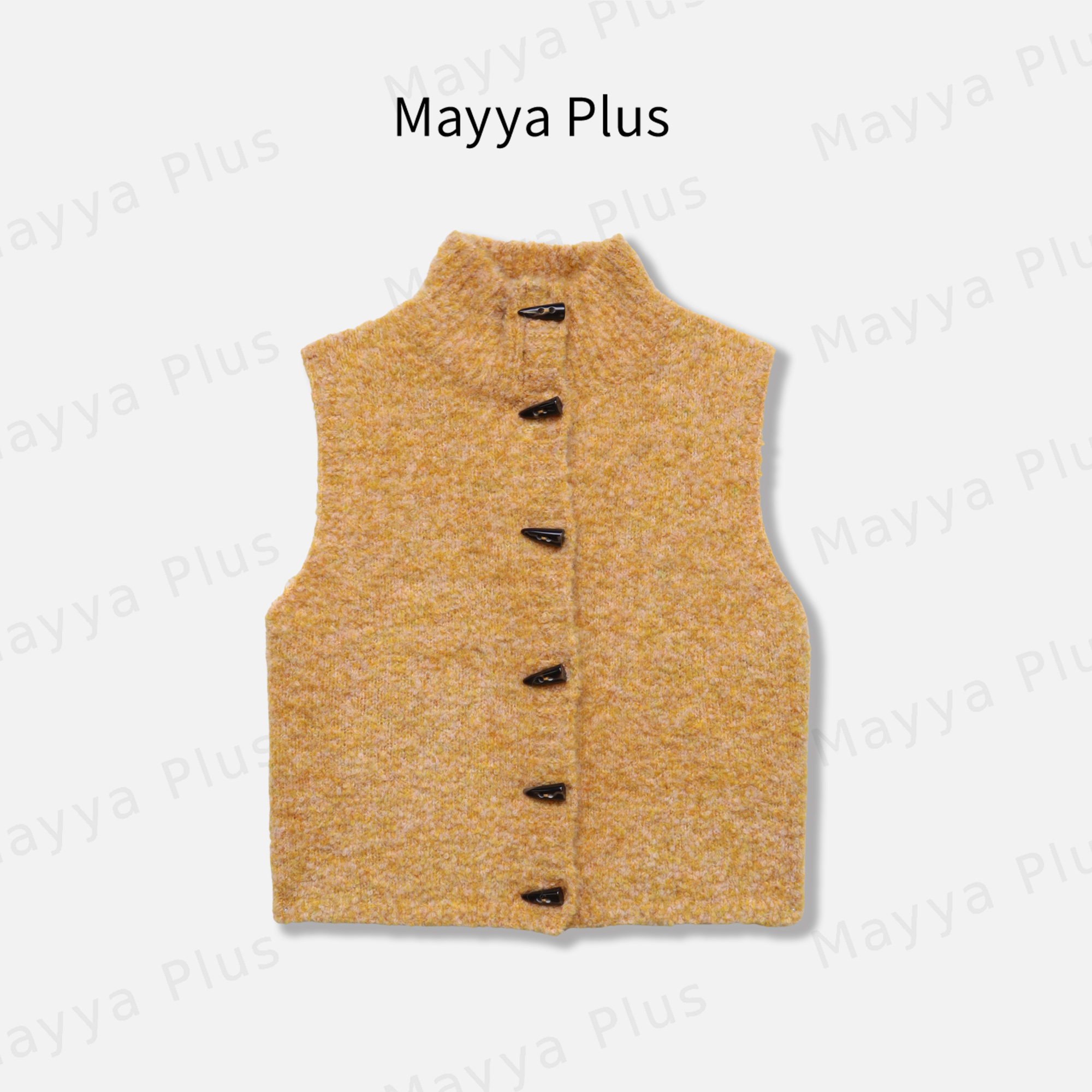 【小奶卷】韩系气质显瘦针织开衫马夹女32547331