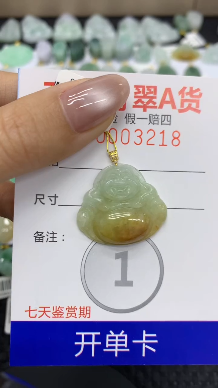 【闪购商品】翡翠颈饰18K金镶嵌111111111111
