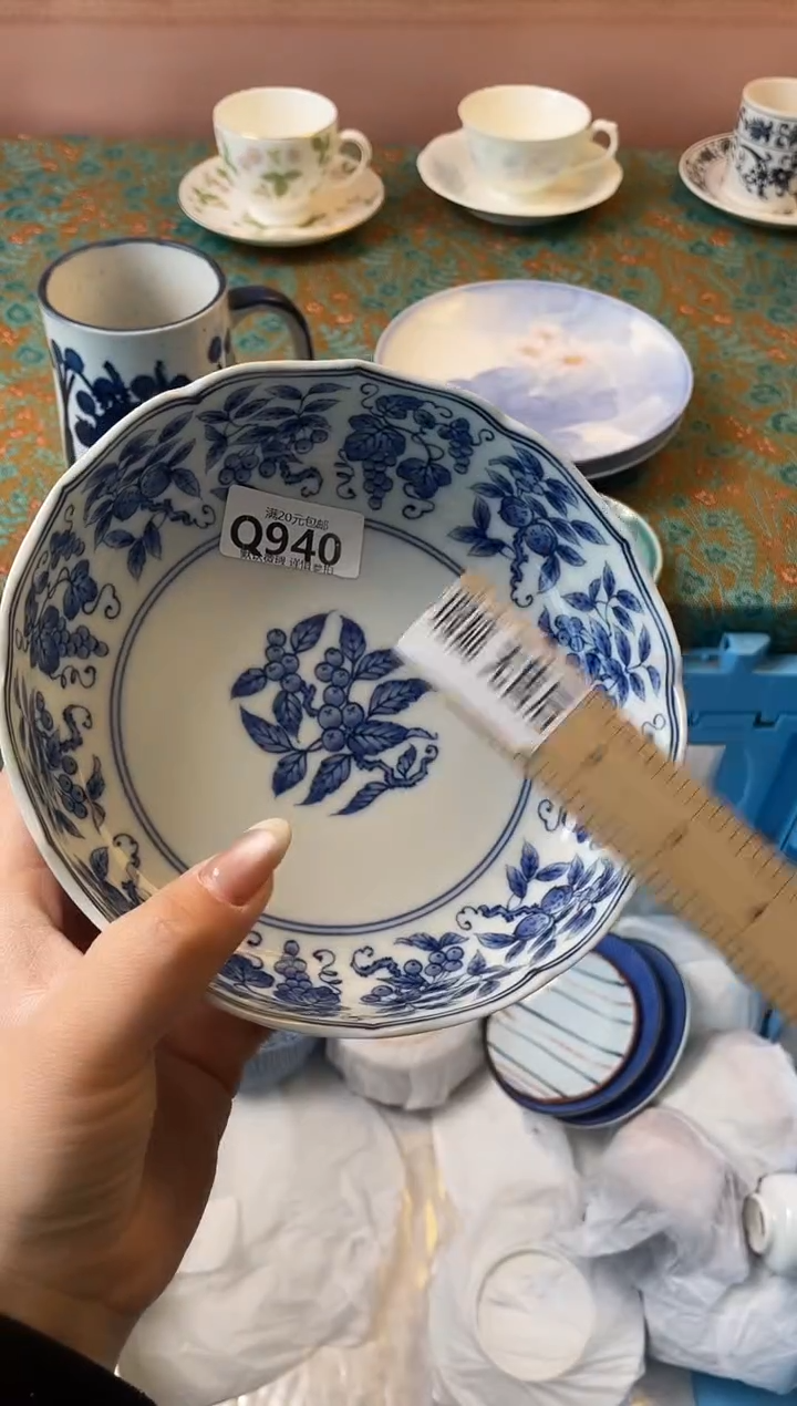 瓷片熊****物瓷器瓷器Q940